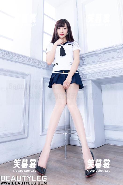 Beautyleg - 遥遥水手服图库：在大海的边缘，梦游的孩子惹人爱？