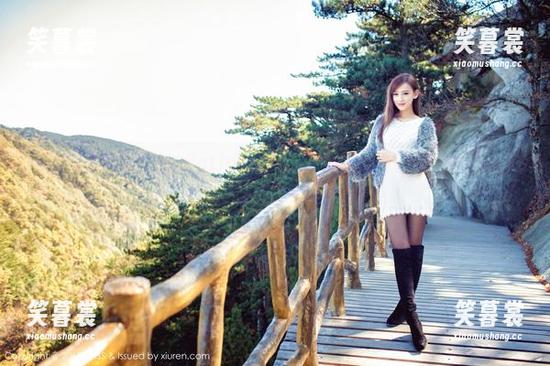 IMiss爱蜜社 - LindaLinda的豹纹图包，你以为全是野性，其实她还有那么一点俏皮。